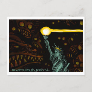 Postal Libertad en la oscuridad, sin embargo, persistió
