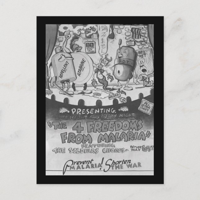 Postal Libertad frente a los mosquitos repelentes a la ma (Anverso)