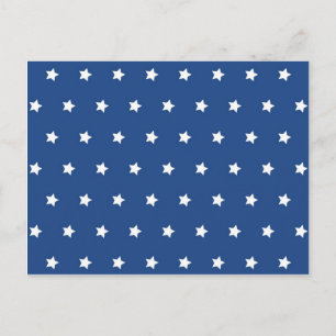 Postal Libertad para las Estrellas Blancas y Azules Patri