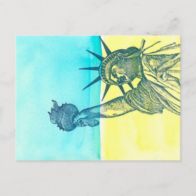 Postal Libertad para Ucrania (Anverso)