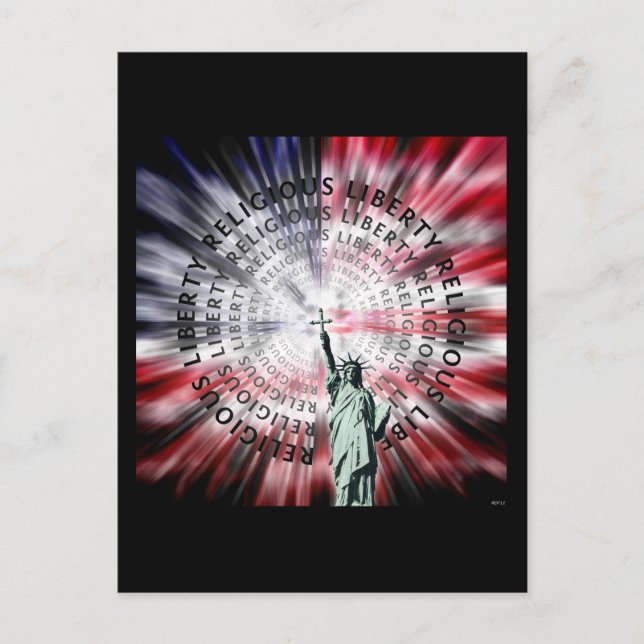 Postal Libertad religiosa (Anverso)