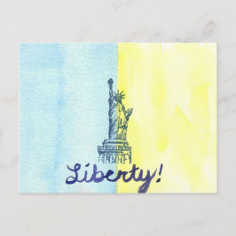 Postal Liberty! Bandera ucraniana