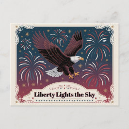 Postal Liberty Lights the Sky • 1776–2026 Keepsake