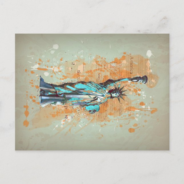 Postal Liberty, Nueva York, Manhattan, Estados Unidos, Am (Anverso)