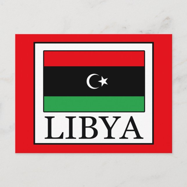 Postal Libia (Anverso)
