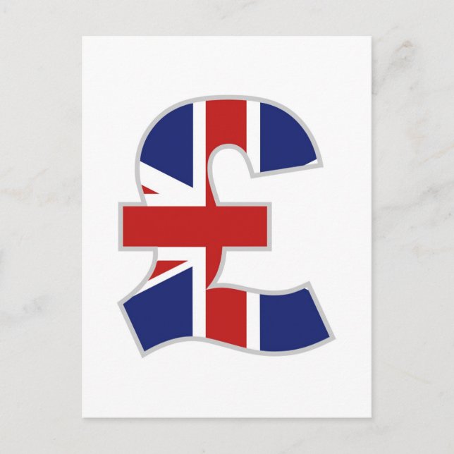 Postal Libra británica (Anverso)