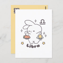 Postal Libra Loppi Tokki Bunny Serie Zodiaco