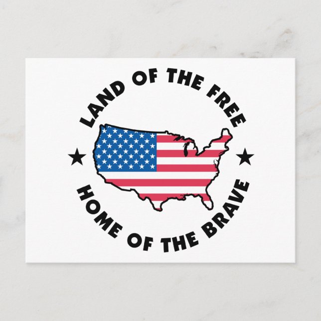 Postal Libre y valiente (Anverso)