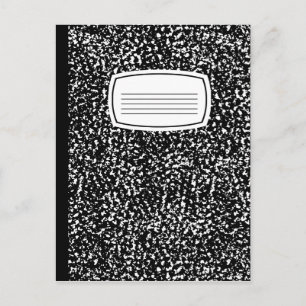 Postal libreta de composición