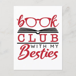 Postal Libro Club con mis bestias