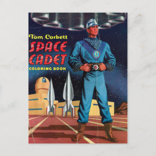 Postal Libro de Colores de Cadet Espacial