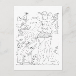Postal Libro de deletreo
