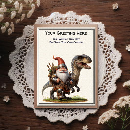 Postal Libro de historias de Gnomo para cualquier ocasión