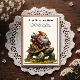 Postal Libro de historias de Gnomo para cualquier ocasión