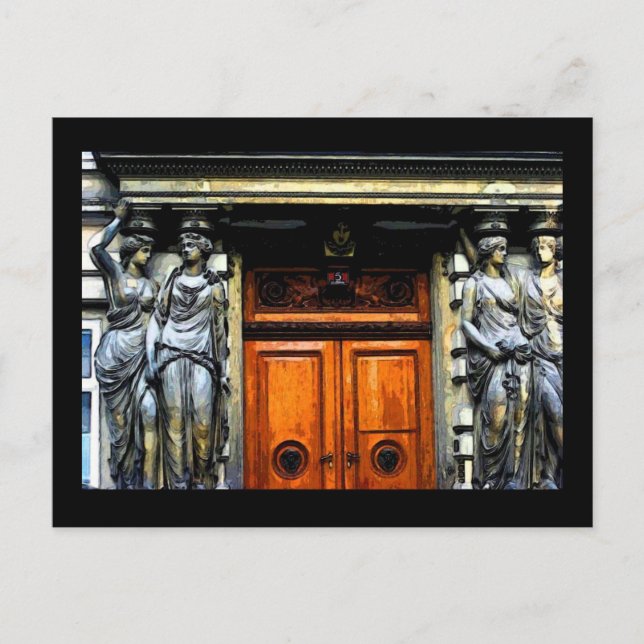 Postal Libro de historietas Viena (Anverso)