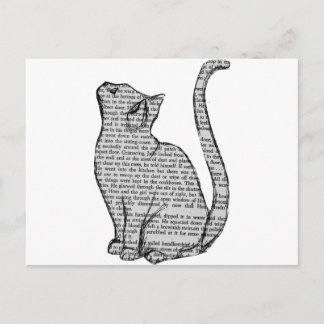 Postal Libro del gato