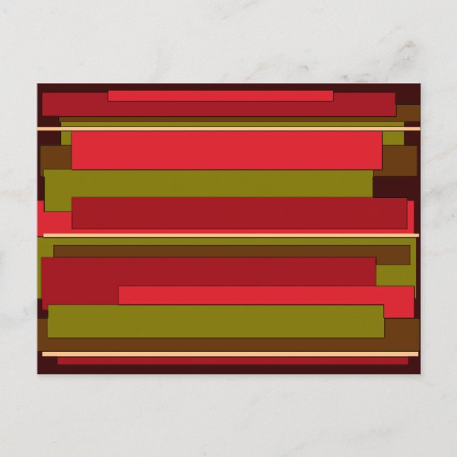 Postal Libros abstractos (Anverso)