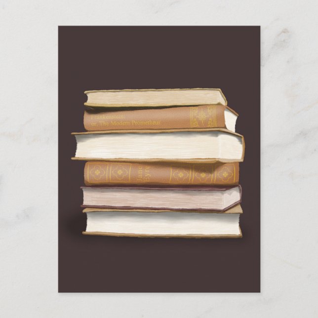 Postal Libros antiguos de la Academia Oscura (Anverso)