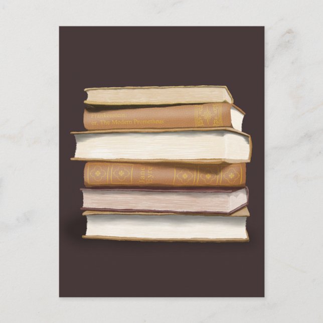 Postal Libros antiguos de la Academia Oscura (Anverso)