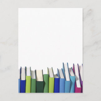Postal Libros coloridos