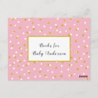 Libros de confeti blanco dorado para bebé + color