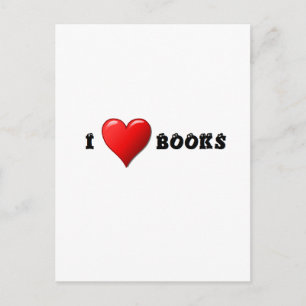 Postal Libros de corazón
