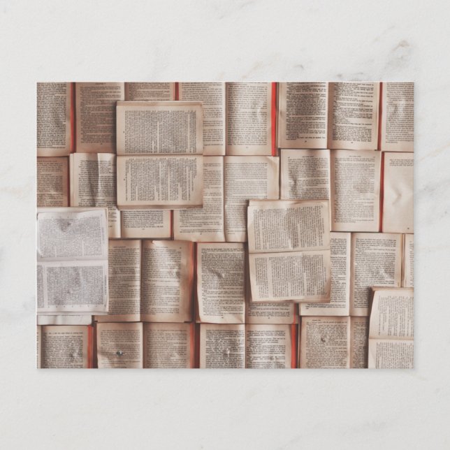 Postal Libros de época (Anverso)