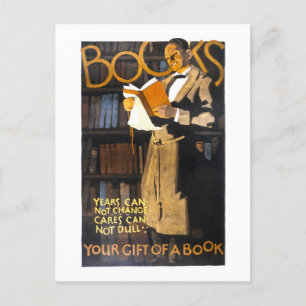 Postal Libros de época como Poster de regalos