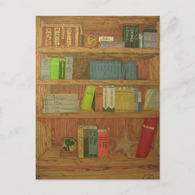 Postal Libros de la Biblia (Anverso)