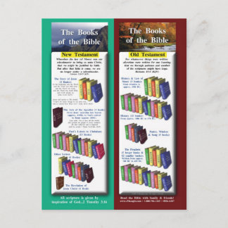 Postal Libros de la Biblia