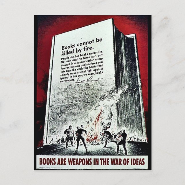 Postal Libros de Wwii (Anverso)