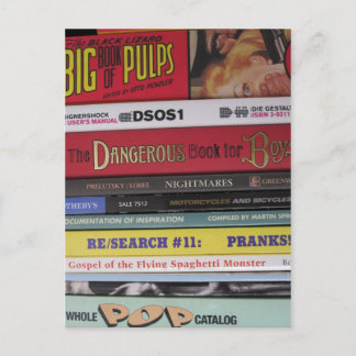 Postal Libros del estallido de la pulpa