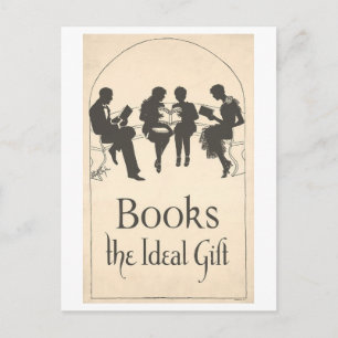 Postal "Libros: El regalo ideal" Vintage Postcard