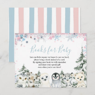 Postal Libros para bebés de animales de invierno en Woodl
