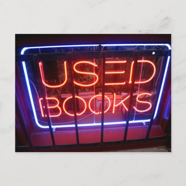 Postal libros usados (Anverso)