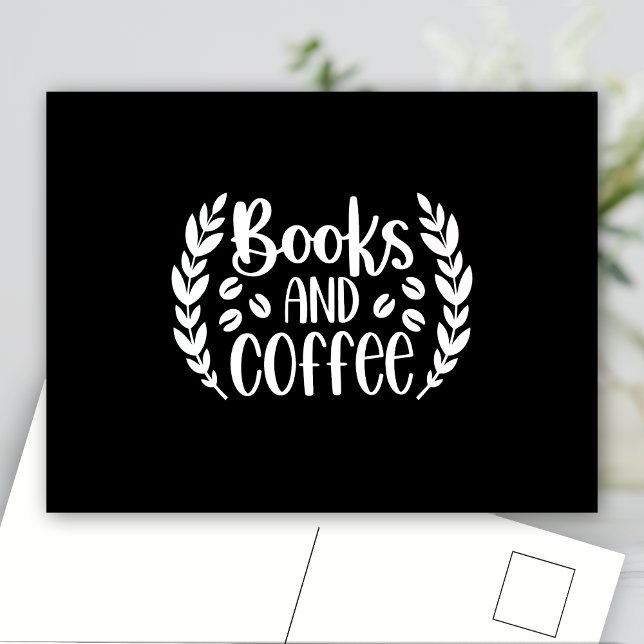 Postal Libros y café (Subido por el creador)