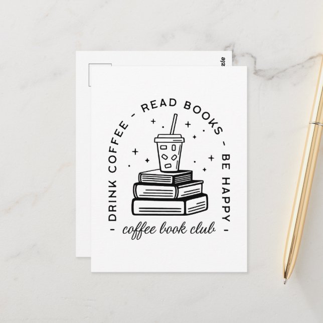 Postal Libros y grupos de lectura del club de los amantes (Anverso/Reverso In Situ)