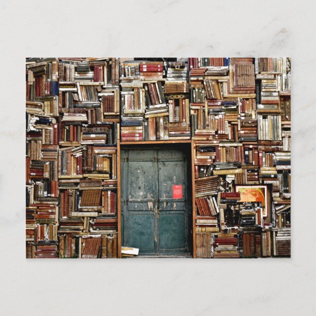 Postal Libros y libros (Anverso)