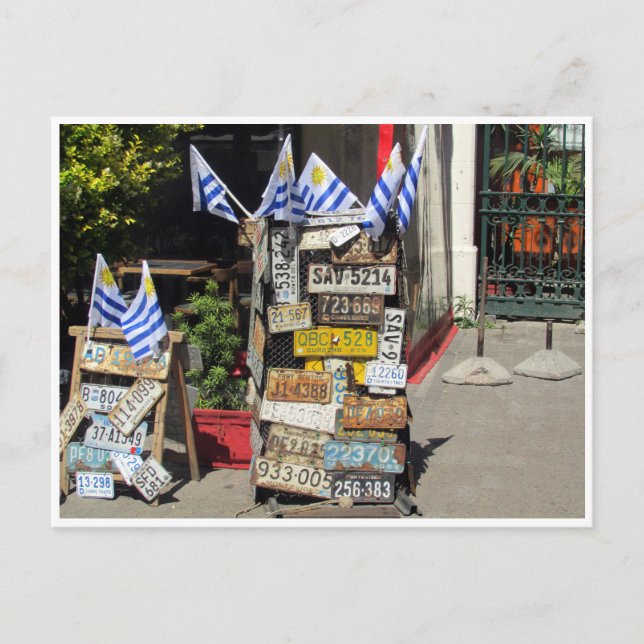 Postal licencia montevideo (Anverso)