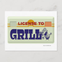 Licencia para Grill Fun BBQ Style Slogan