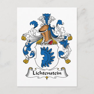 Postal Lichtenstein Family Crest