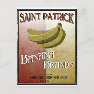 Postal licor de Banana