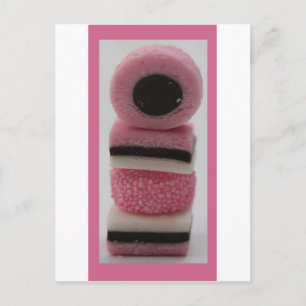 Postal licor rosa dulce