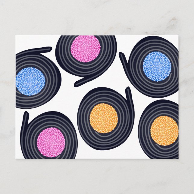 Postal Licorice Catherine Wheels (Anverso)