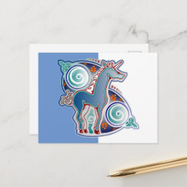 Postal Licorne celtique