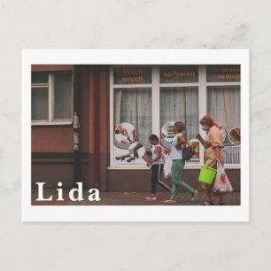 Postal Lida Belarus Architecture Street 3 Generaciones