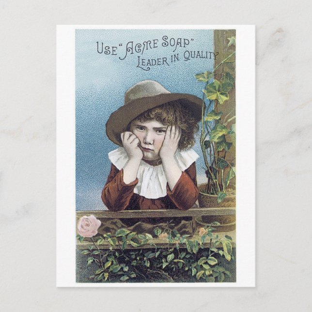 Postal Líder de jabón de maíz en calidad (Anverso)