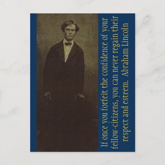 Postal Liderando con respeto y estima (Anverso)