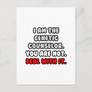 Postal Lidiar con eso... Consejero Genético Gracioso