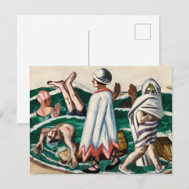 Postal Lido | Max Beckmann | (Anverso / Reverso)